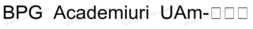 BPG Academiuri UAm字体转换